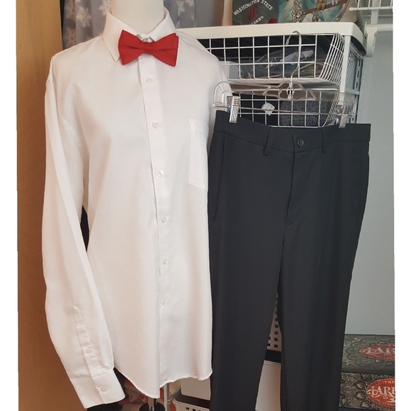 Haggar Other - HAGGAR Men's 32x34 Straight Fit Flat Front Pants